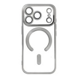 Case for iPhone 17 PRO Electro Mag Cover compatible with MagSafe titanium-gray