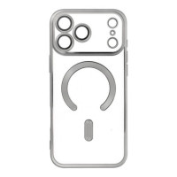 Case for iPhone 17 PRO MAX Electro Mag Cover compatible with MagSafe titanium-gray
