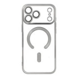 Case for iPhone 17 PRO MAX Electro Mag Cover compatible with MagSafe titanium-gray