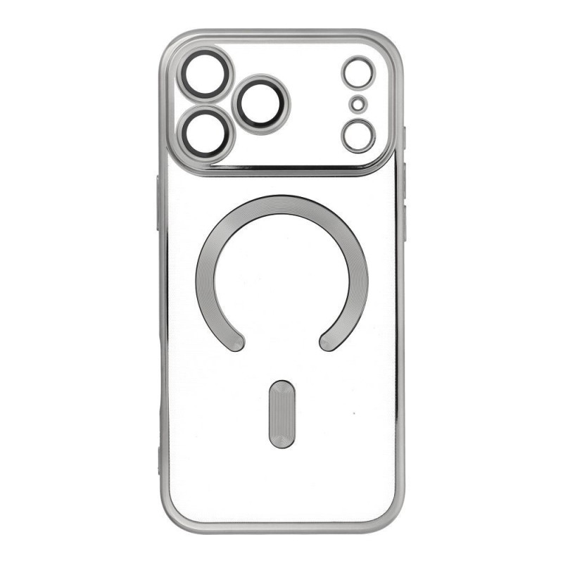 Case for iPhone 17 PRO MAX Electro Mag Cover compatible with MagSafe titanium-gray