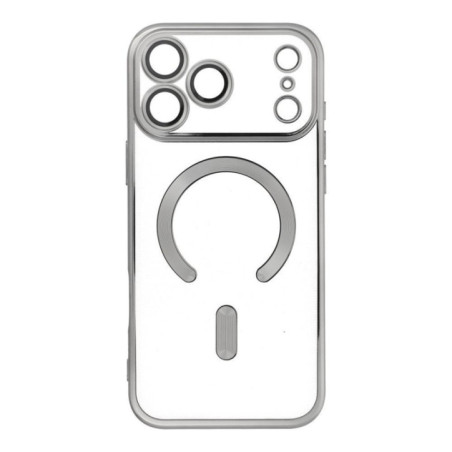 Case for iPhone 17 PRO MAX Electro Mag Cover compatible with MagSafe titanium-gray