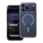 Case for iPhone 17 PRO MAX Drop Glue Colorful Ring Mag Cover compatible with MagSafe light blue