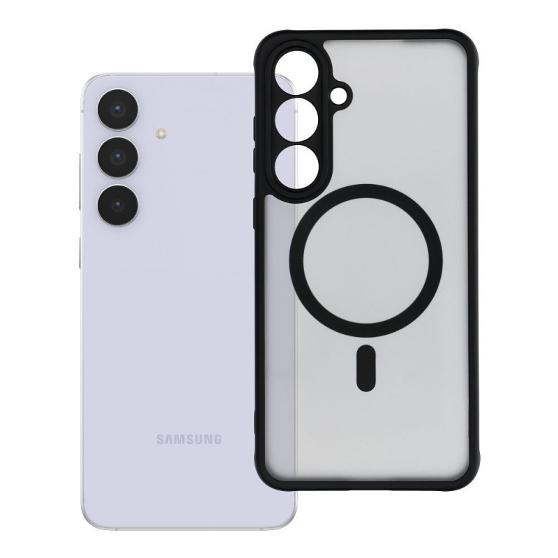 Case for Samsung S25 FE Full Matte Mag Cover compatible with MagSafe black