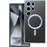 Case for Samsung S25 FE Electro Mag Cover compatible with MagSafe blue