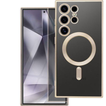 Case for Samsung S25 FE Electro Mag Cover compatible with MagSafe gold
