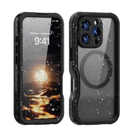 Case for iPhone 16 PRO Shellbox GT waterproof MagSafe compatible black