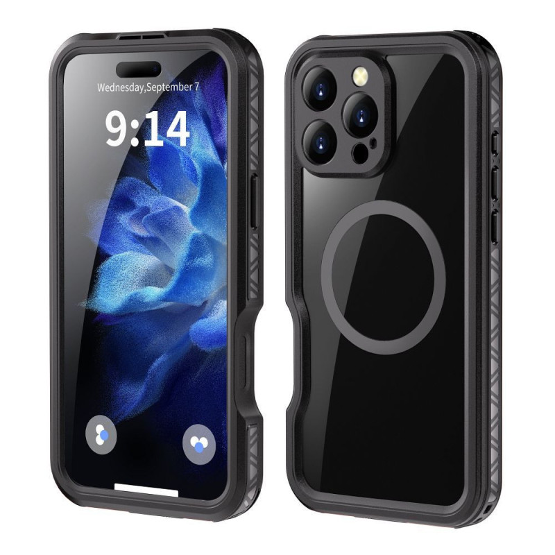 Case for iPhone 16 PRO MAX Shellbox GT waterproof MagSafe compatible black Case for iPhone 16 PRO MAX Shellbox GT waterproof MagSafe compatible black
