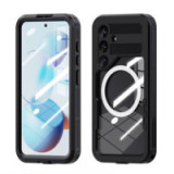 Case for Samsung S25 Shellbox MARS waterproof with metal ring black