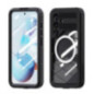 Case for Samsung S25 Shellbox MARS waterproof with metal ring black