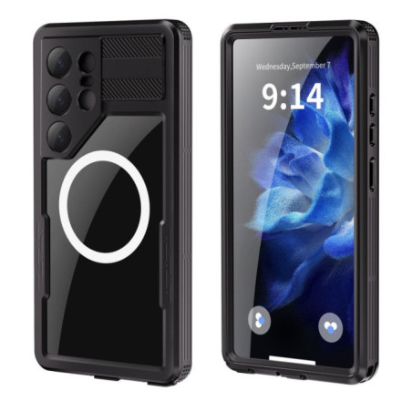 Case for Samsung S25 ULTRA Shellbox MARS waterproof with metal ring black