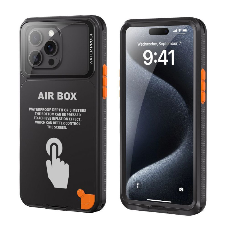 Case for Airbox 6.7 Shellbox waterproof black Case for Airbox 6.7 Shellbox waterproof black