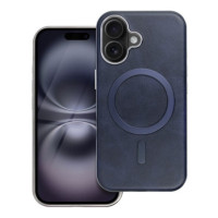 Case for iPhone 11 Gentleman Mag Cover compatible with MagSafe navy blue