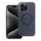 Case for iPhone 15 PRO MAX Gentleman Mag Cover compatible with MagSafe navy blue