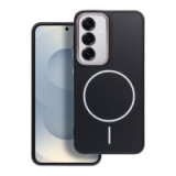 Case for Samsung S25 ULTRA Frame Mag Cover compatible with MagSafe black