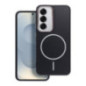Case for Samsung S25 ULTRA Frame Mag Cover compatible with MagSafe black