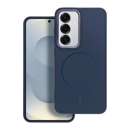 Case for Samsung A56 Frame Mag Cover compatible with MagSafe navy blue