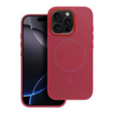 Case for iPhone 17 AIR Frame Mag Cover compatible with MagSafe magenta