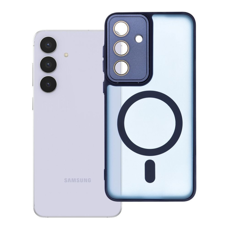 Case for Samsung S25 FE Variete Mag Cover compatible with MagSafe navy blue