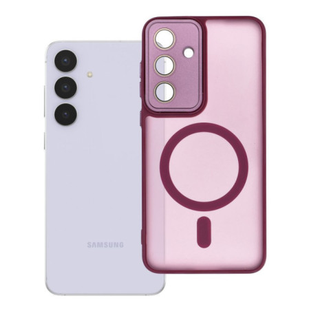 Case for Samsung S25 FE Variete Mag Cover compatible with MagSafe purple