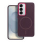 Case for Samsung S25 FE Frame Mag Cover compatible with MagSafe purple