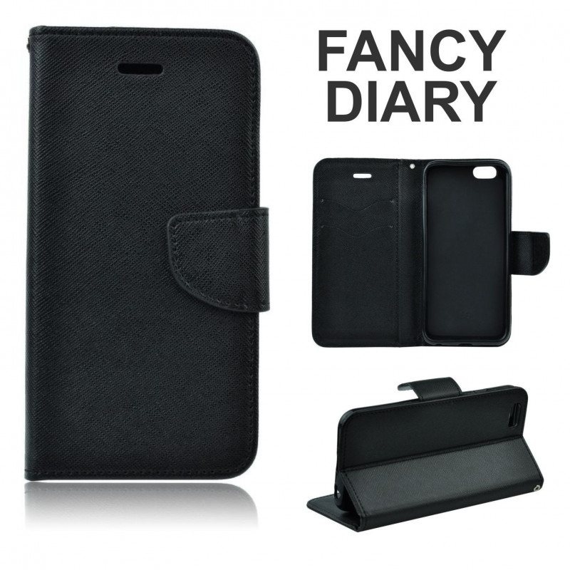 FLIPCASE FANCY DIARY schwarz für Apple iPhone 14