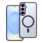 Case for Samsung S25 PLUS Matte Mag Cover compatible with MagSafe purple