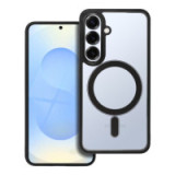 Case for Samsung S25 Color Edge Mag Cover compatible with MagSafe black