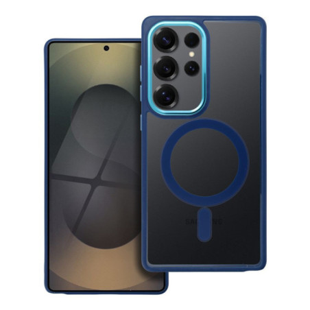 Case for Samsung S25 ULTRA Color Edge Mag Cover compatibl with MagSafe blue