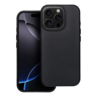Case for iPhone 16 PRO Carbon Elite Mag Cover compatible with MagSafe black