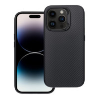 Case for iPhone 14 PRO Carbon Elite Mag Cover compatible with MagSafe black