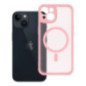 Case for iPhone 14 Full Matte Mag Cover compatible with MagSafe light pink