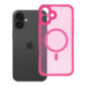 Case for iPhone 16 PLUS Full Matte Mag Cover compatible with MagSafe pink