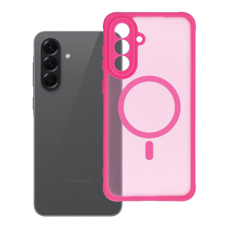 Case for Samsung A56 Full Matte Mag Cover compatible with MagSafe pink Case for Samsung A56 Full Matte Mag Cover compatible with MagSafe pink