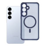 Case for Samsung S25 PLUS Full Matte Mag Cover compatible with MagSafe blue