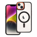 Case for iPhone 14 Color Edge Mag Cover compatible with MagSafe black-gold