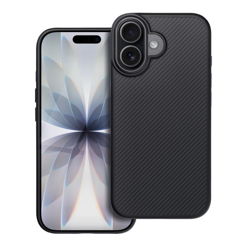 Case for iPhone 17 Carbon Elite Mag Cover compatible with MagSafe black