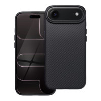 Case for iPhone 17 AIR Carbon Elite Mag Cover compatible with MagSafe black