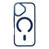 Case for iPhone 17 Color Edge Mag Cover compatible with MagSafe blue