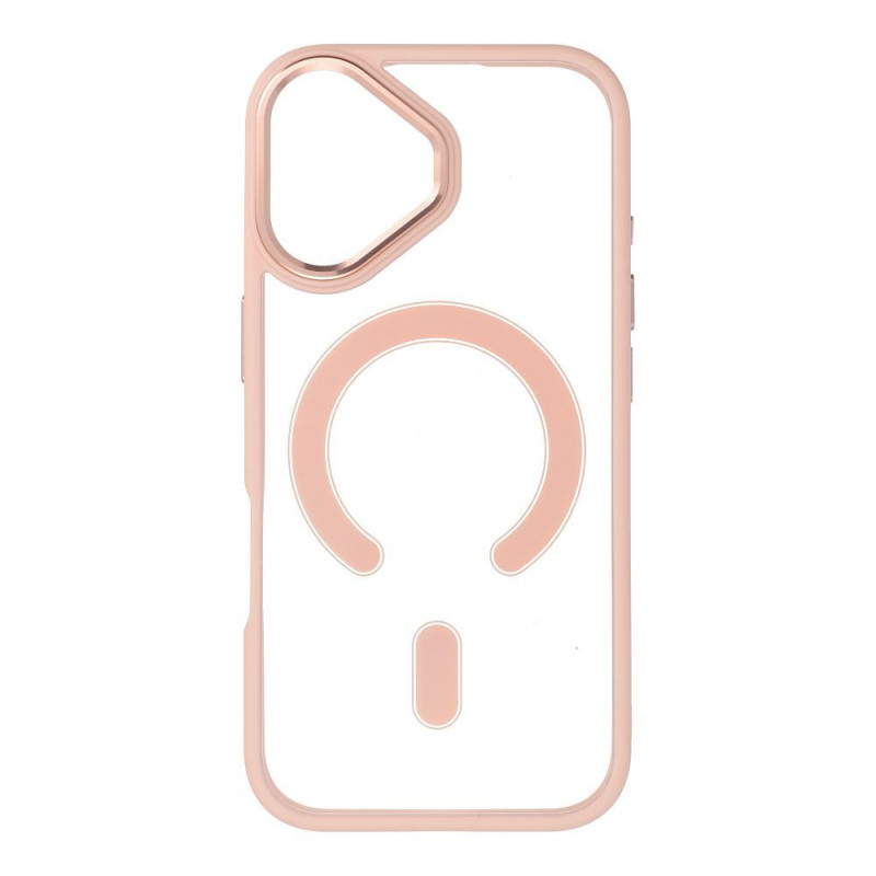 Case for iPhone 17 Color Edge Mag Cover compatible with MagSafe pink