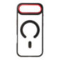 Case for iPhone 17 AIR Color Edge Mag Cover compatible with MagSafe black-red