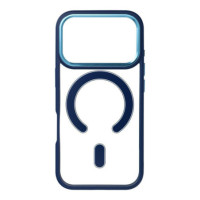 Case for iPhone 17 PRO Color Edge Mag Cover compatible with MagSafe blue