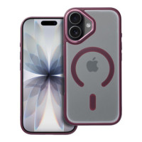 Case for iPhone 17 Matte Mag Cover compatible with MagSafe red