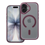 Case for iPhone 17 Matte Mag Cover compatible with MagSafe red