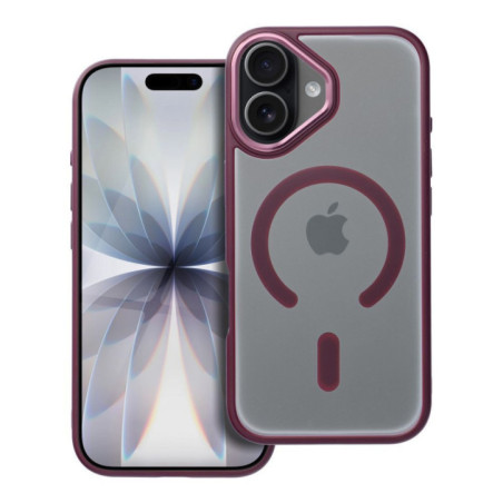 Case for iPhone 17 Matte Mag Cover compatible with MagSafe red