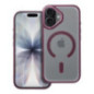 Case for iPhone 17 Matte Mag Cover compatible with MagSafe red