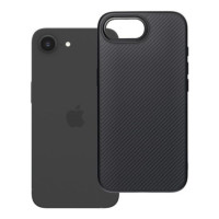 Case for iPhone 16e (SE 4 2025) / 17e Carbon Elite Mag Cover compatible with MagSafe black