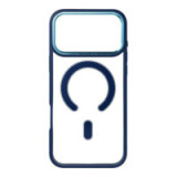 Case for iPhone 17 PRO MAX Color Edge Mag Cover compatible with MagSafe blue