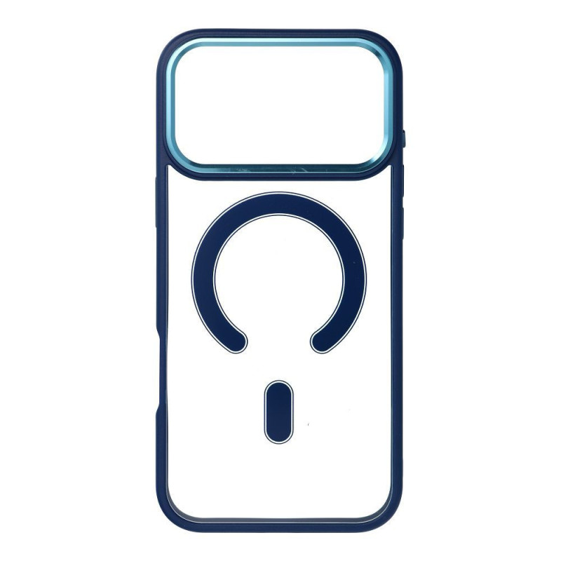 Case for iPhone 17 PRO MAX Color Edge Mag Cover compatible with MagSafe blue