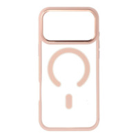 Case for iPhone 17 PRO MAX Color Edge Mag Cover compatible with MagSafe pink