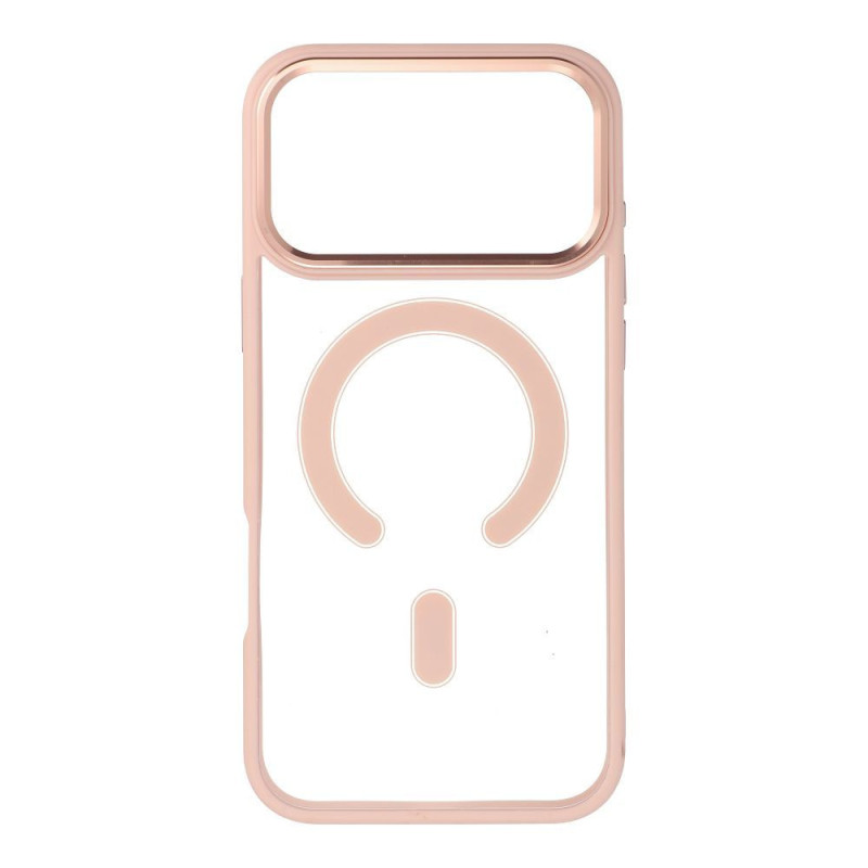 Case for iPhone 17 PRO MAX Color Edge Mag Cover compatible with MagSafe pink